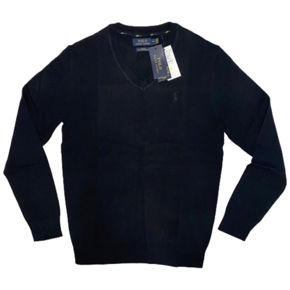 Ralph Lauren Other - NWT Polo Ralph Lauren Men's V-Neck Wool Sweater Color Black Size M